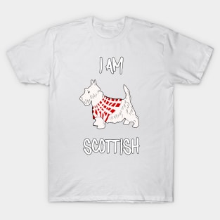 Scottish Terrier White T-Shirt